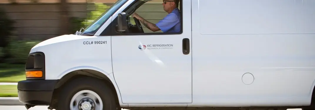 KIC Refrigeration service vehicle serving Ada area